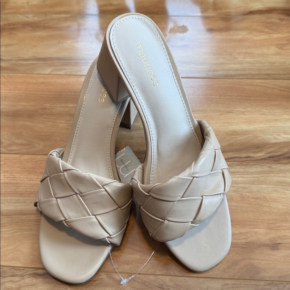 Maurices tan Block Heel Sandals Khloe